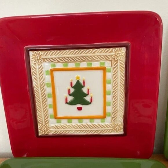 Fitz & Floyd Set of 4 Snack Plates - Picture 5 of 9